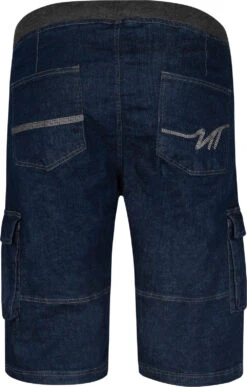 Uptheir Arwen TALL Ribbed Waistband Denim Shorts - Indigo Wash -Famous Menswear Store tumbnail ea14adc7 05c8 452a a514 6c83278567c5