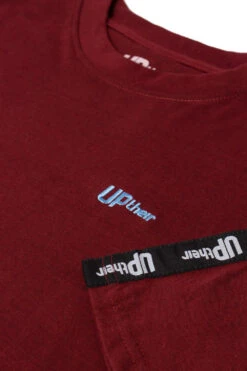 Uptheir Tri TALL Shoulder Tape Crew Neck T-Shirt - Maroon 9 Uptheir Tri TALL Shoulder Tape Crew Neck T-Shirt - Maroon -Famous Menswear Store tumbnail ea30290b 49d5 4e22 b795 af1e44f3c821