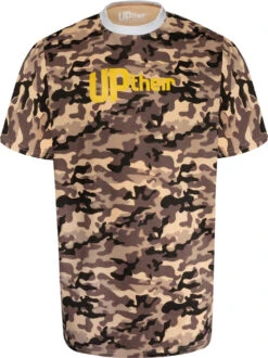 Uptheir Flok Camouflage Print Crew Neck T-Shirt - Brown -Famous Menswear Store tumbnail ed68c8cd 353e 4ee4 b660 fea0f9796e1a