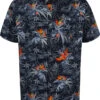 Duke D555 Severn Tall Hawaiian Print Shirt In Charcoal -Famous Menswear Store tumbnail edd00c01 9ff8 49a9 b5ef fad8c7fb3241