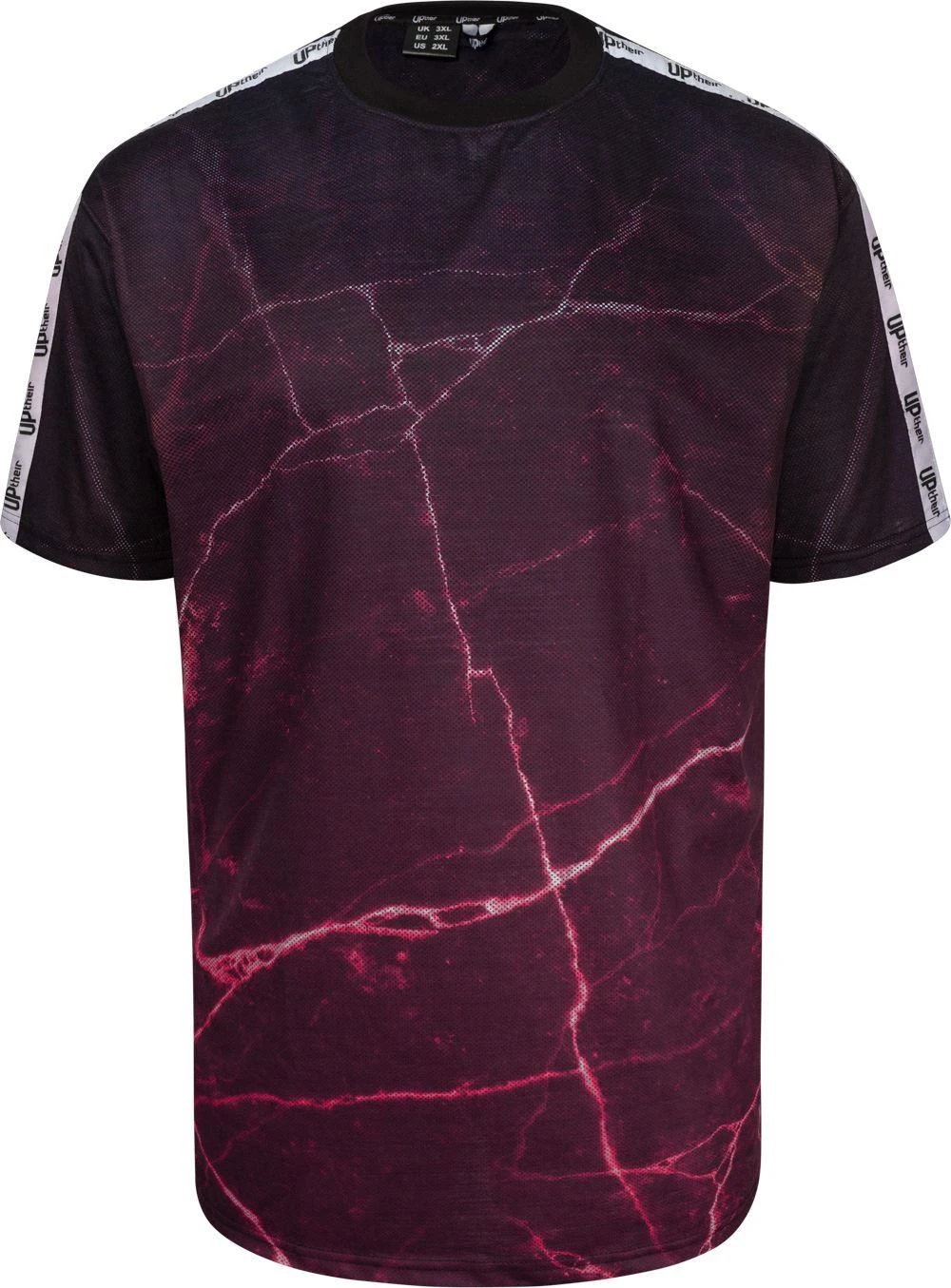 Uptheir Dax All Over Print T-Shirt - Burgundy 3 Uptheir Dax All Over Print T-Shirt - Burgundy