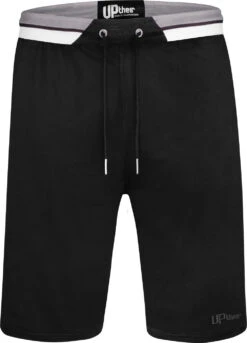 Uptheir Gambit TALL Contrast Waist Jersey Shorts - Black