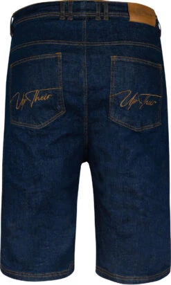 Uptheir Vigo TALL Distressed Denim Shorts - Dark Blue Wash -Famous Menswear Store tumbnail f00f95d5 230b 460e bfac aa8001c37654