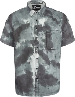 Uptheir Carry Tie Dye Short Sleeve Shirt - Blue Grey -Famous Menswear Store tumbnail f110a128 26f3 4901 b532 2a862d7e25ad