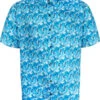 Uptheir Melford Tropical Print Floral SS Shirt - Blue -Famous Menswear Store tumbnail f3f5b26f 1211 4dca 950a 6ffcdb50b012