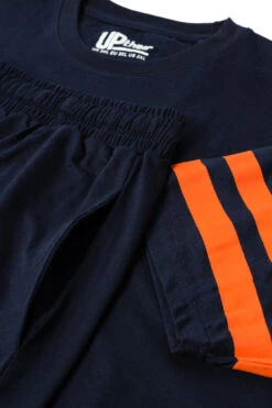 Uptheir Rey Arm Stripe Short Sleeve Pyjama Set - Blue 9 Uptheir Rey Arm Stripe Short Sleeve Pyjama Set - Blue -Famous Menswear Store tumbnail f65586de 330c 4bbe 83d1 7d2455e4fe03