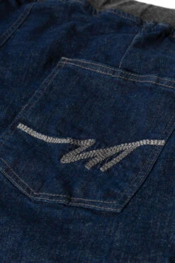 Uptheir Arwen TALL Ribbed Waistband Denim Shorts - Indigo Wash -Famous Menswear Store tumbnail f6aede69 c7e7 4f68 bcd2 adf9e9077299