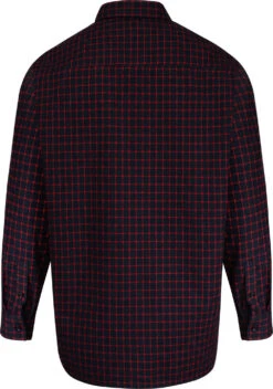 Uptheir Qin All Over Check Long Sleeve Shirt - Winery Navy -Famous Menswear Store tumbnail f99654e1 522b 41b8 a695 312ac1c7da0c