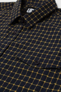 Uptheir Qin All Over Check Long Sleeve Shirt - Orange Navy 11 Uptheir Qin All Over Check Long Sleeve Shirt - Orange Navy -Famous Menswear Store tumbnail fa8175f7 9aea 447c 813d c9cb8f585c37