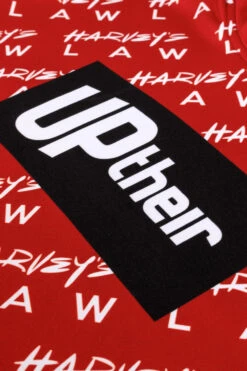 Uptheir Get Serious All Over Print Overhead Hoody - Red -Famous Menswear Store tumbnail fae119e8 4908 4342 9ea3 bee22b4dfdc5