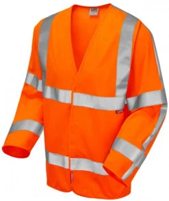 Leo Parkham Brace Sleeved Waistcoat - Orange