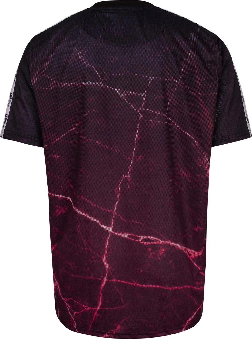 Uptheir Dax All Over Print T-Shirt - Burgundy 4 Uptheir Dax All Over Print T-Shirt - Burgundy - Image 2
