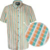Uptheir Holmes Short Sleeve Checked Shirt - Green